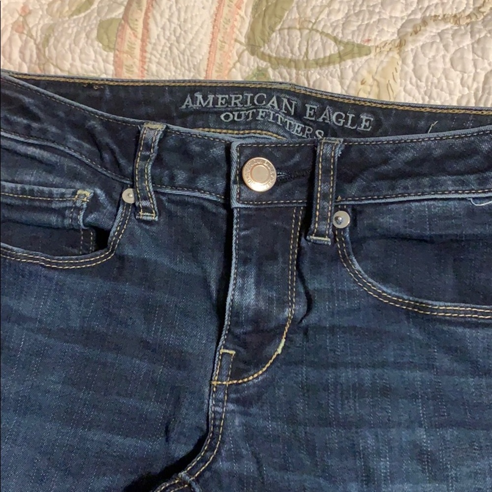 Dark skinny jeans